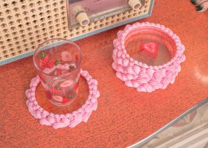 Strawberry Coasters